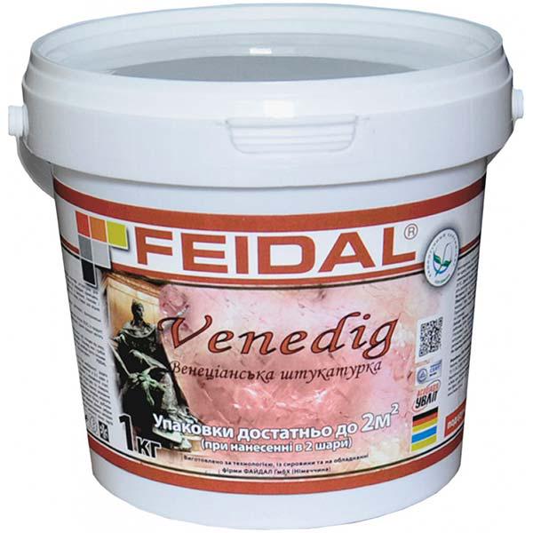 Штукатурка декоративная акриловая Feidal Venedigputz база белая эффект мрамора 1 кг (1815862585)