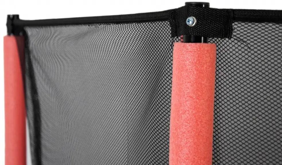 Батут Atleto 140 см с сеткой Красный (21000401mili) - фото 4