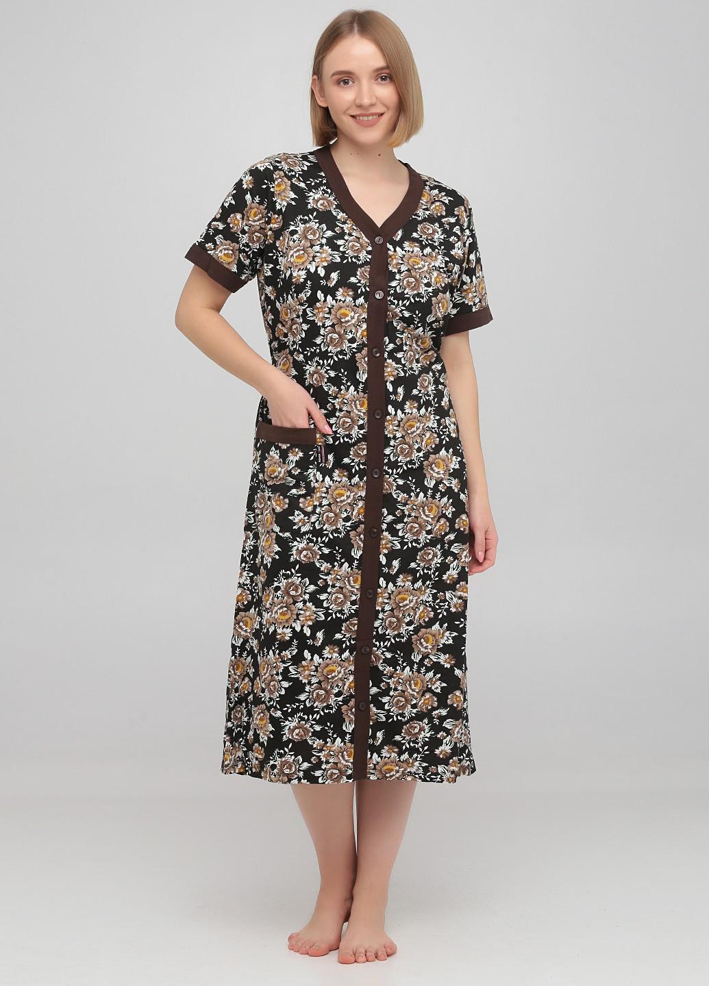 Домашний женский халат Romeo Life 6 Коричневый (4180-50)