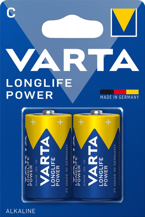Батарейка Varta Longlife Power C/LR14 2 шт. (1519091120)