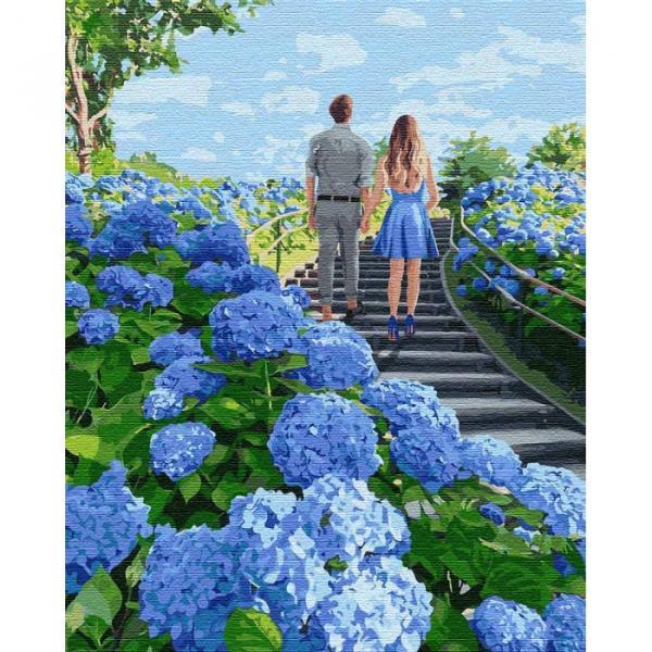 Набор для росписи по номерам Идейка Гуляя вдвоем 40х50 см (КНО4753-mt)