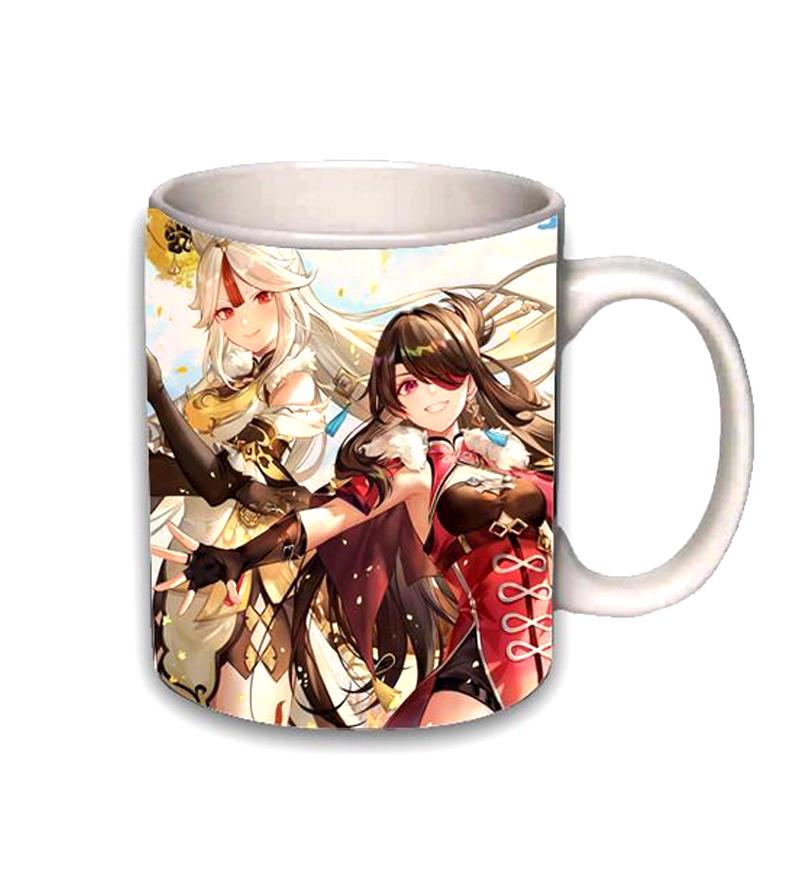 Чашка Нин Гуан Бэй Доу Геншин импакт Genshin Impact Белый (z1465)