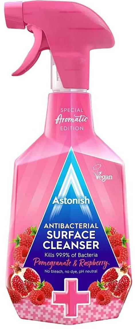 Средство для очистки поверхностей антибактериальное Astonish Pomegranate & Raspberry 750 мл (13662)