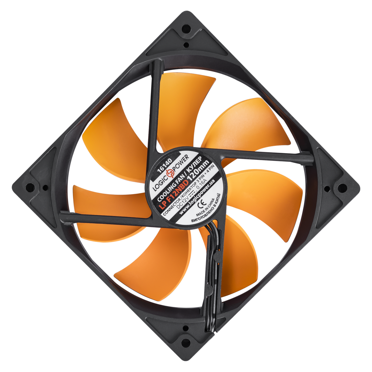 Вентилятор 3pin/4pin Molex питание LP F12NBD 120 мм