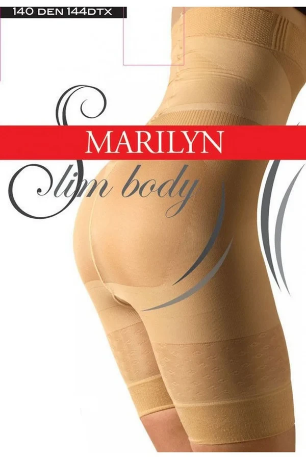 Коригувальні труси жіночі Marilyn Slim body 140k den XL Бежевий - фото 4