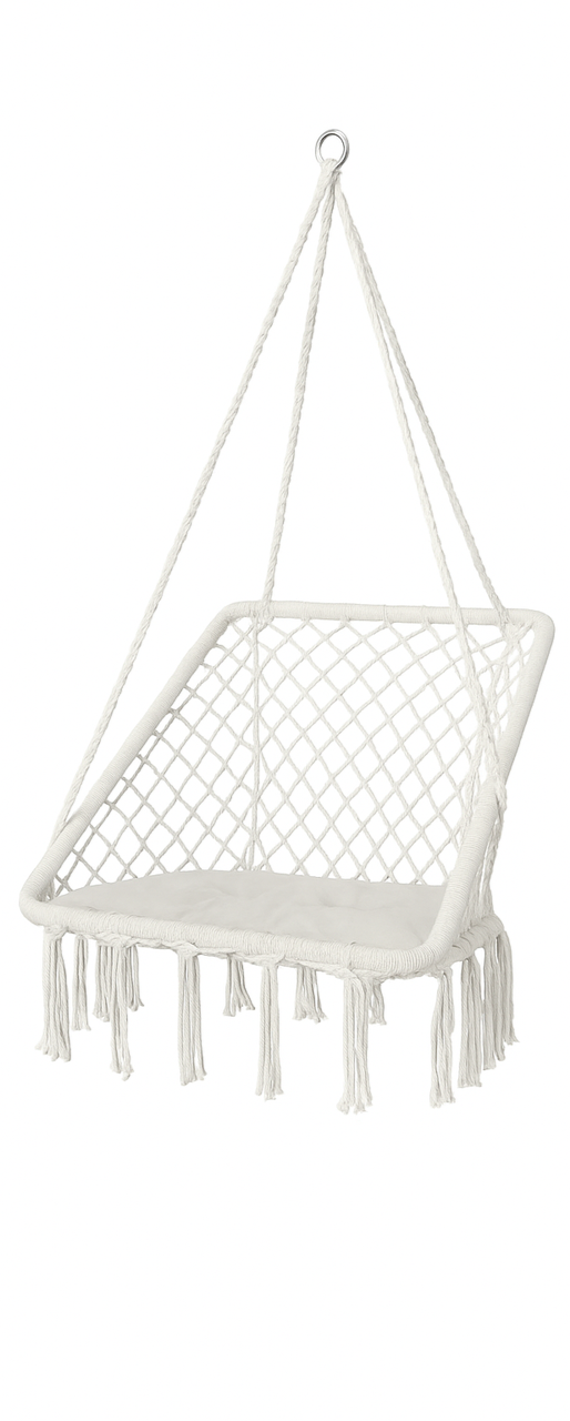 Кресло-качели садовые WCG с подушкой Белый (QNSW03WH) - фото 4