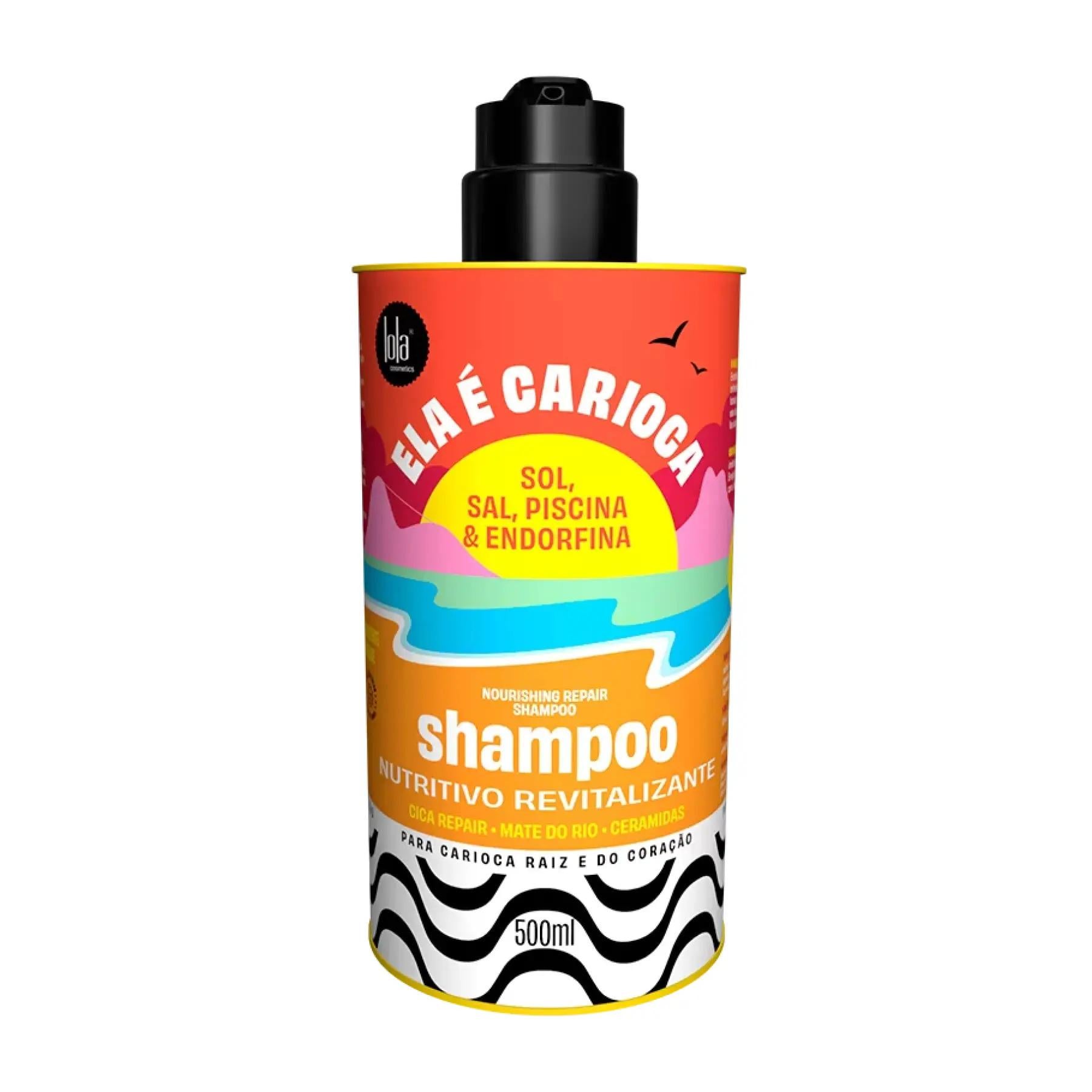 Шампунь відновлювальний живильний для волосся LOLA Cosmetics Ela E Carioca 500 мл (7899572812288)