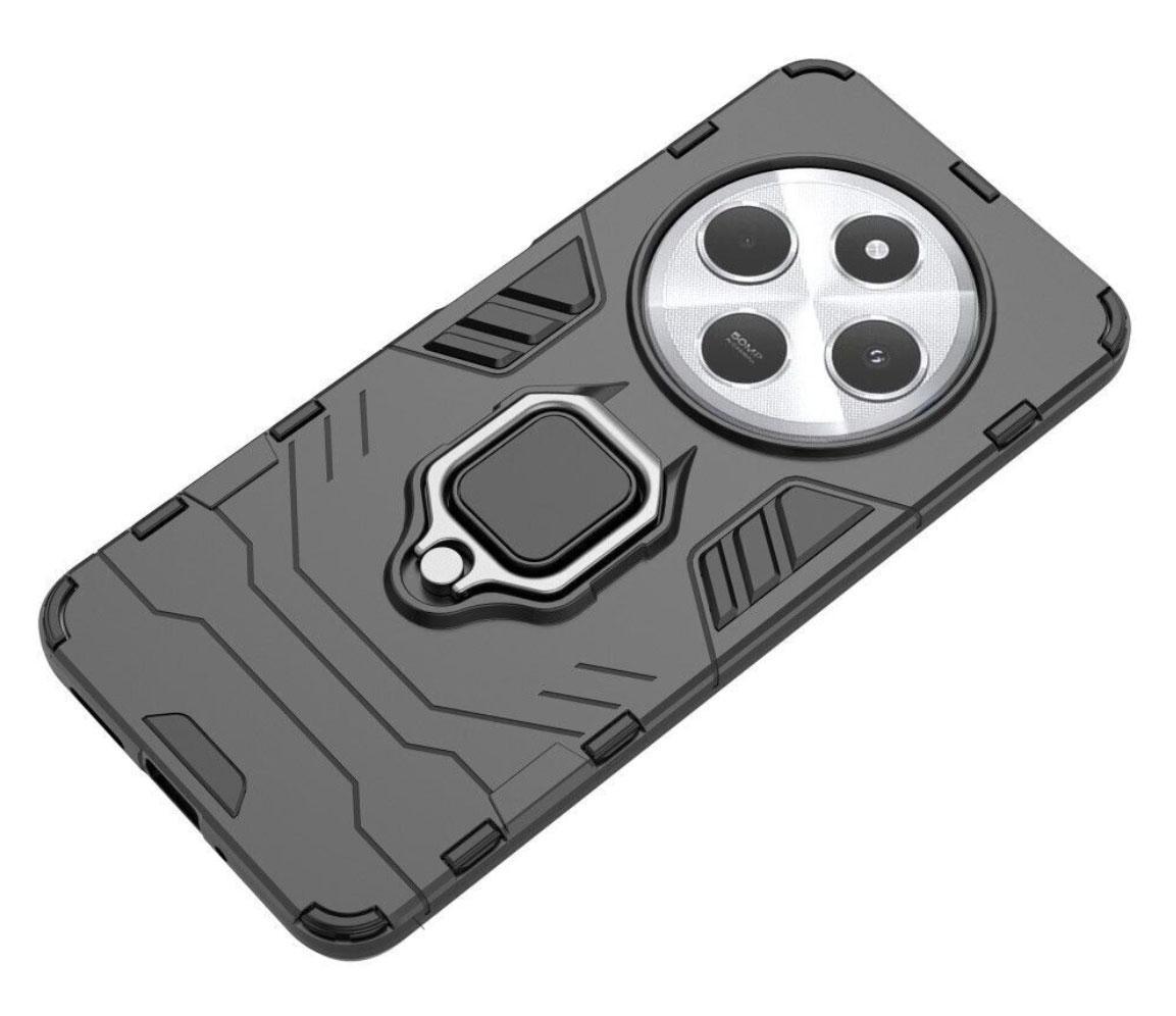 Чохол бампер Primolux Ring Armor для Xiaomi Redmi 14C 4G - Black - фото 3 Чохол бампер Primolux Ring Armor для Xiaomi Redmi 14C 4G - Black - фото 3