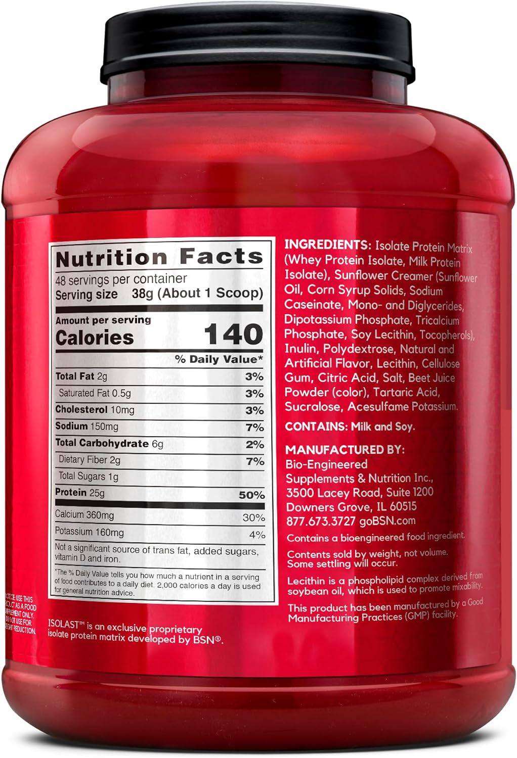 Протеїн BSN Syntha-6 Isolate Strawberry 1,8 кг - фото 2