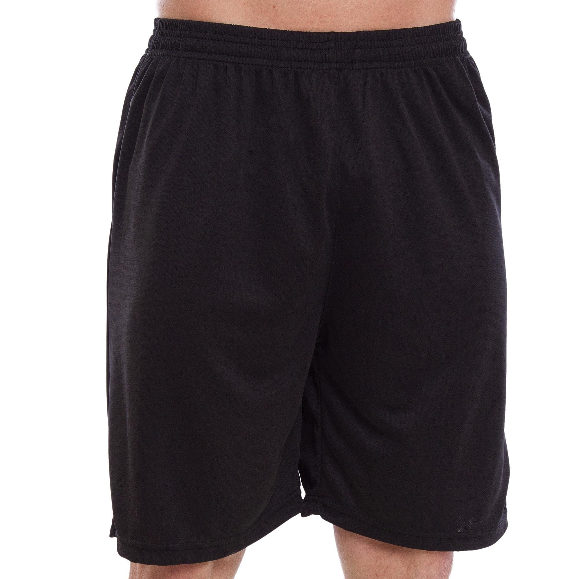 Шорты футбольные SP-Sport CO-1677 полиэстер L Черный (CO-1677_Черный_L)