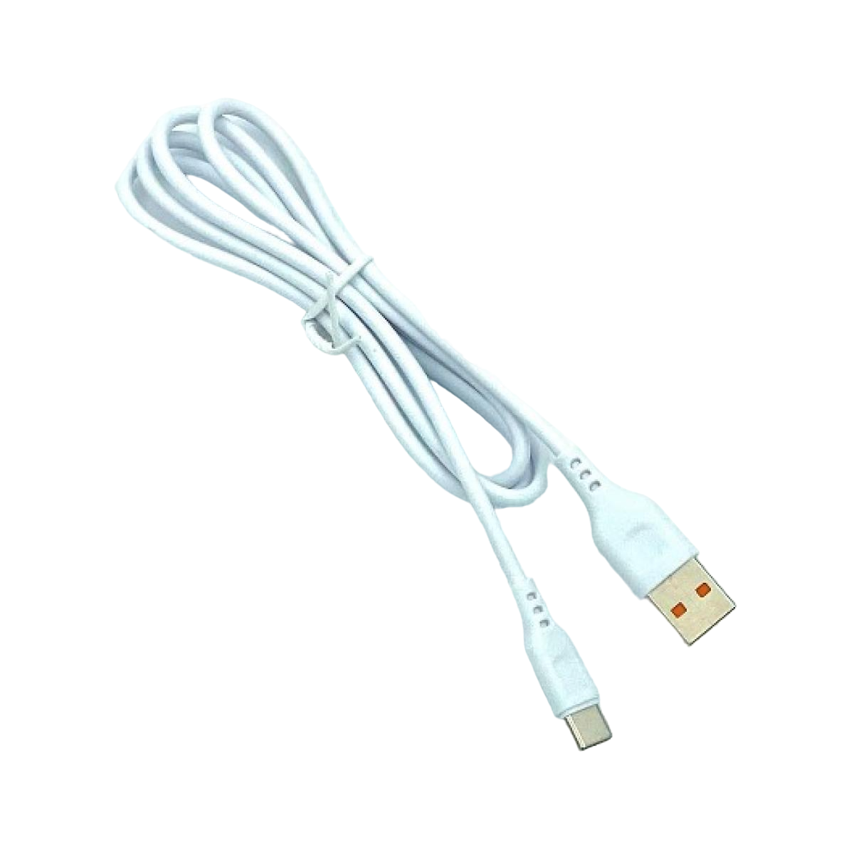 Кабель для зарядки и передачи данных Denmen D01T USB to Type-C 1 м Белый (209-00114)