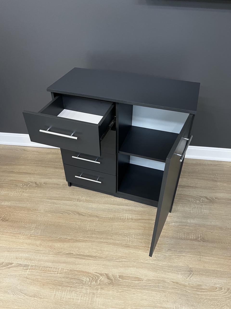 Комод Стандарт 4+1 800х792х350 мм Антрацитовий - фото 4