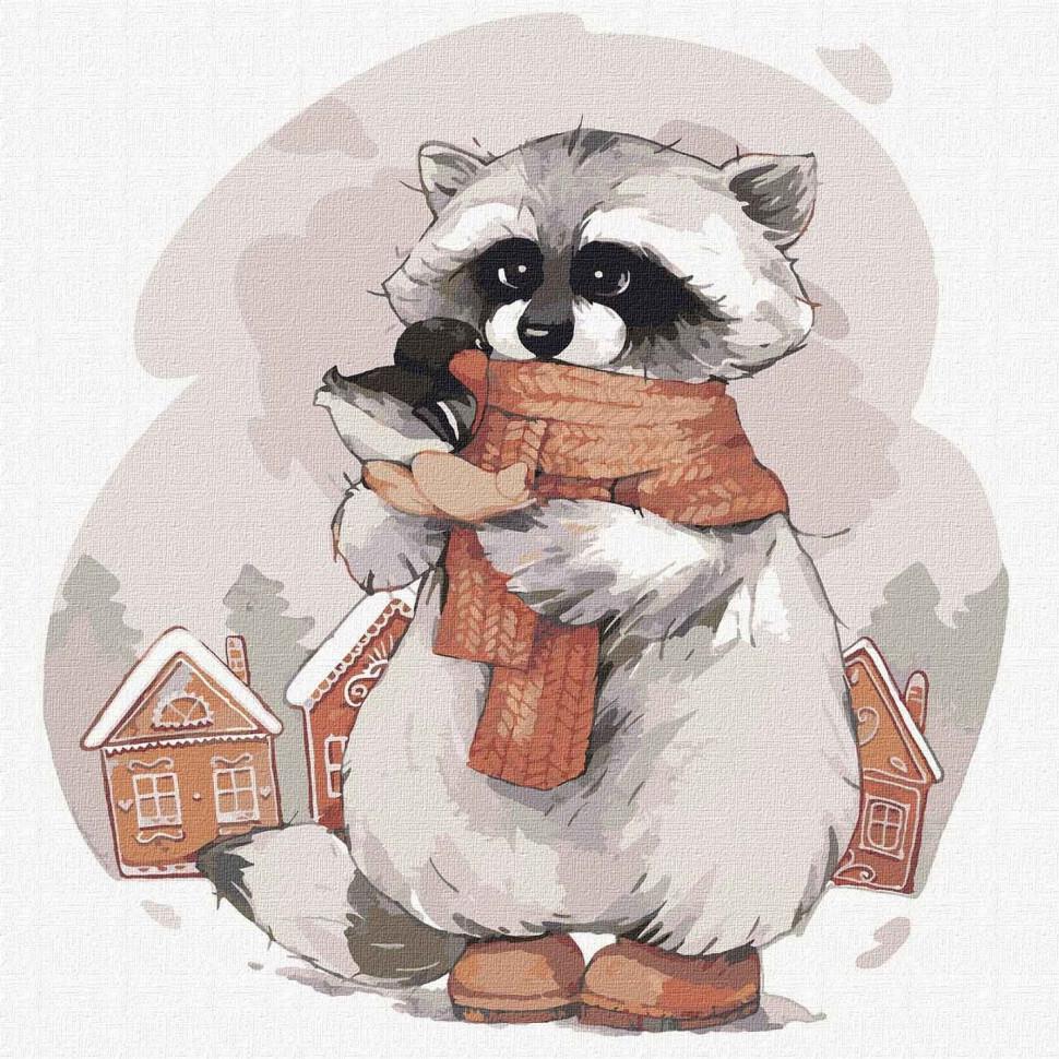 Картина по номерам Идейка Маленький друг 30х30 см (KHO4223)