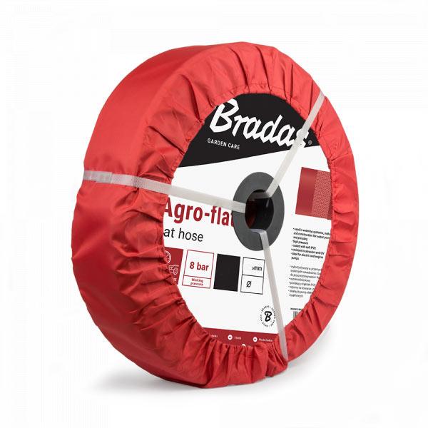 Шланг плоский AGRO-FLAT PVC W.P.8/B.P.16 Bar 2" 50 м Червоний (WAF8B200050) - фото 5
