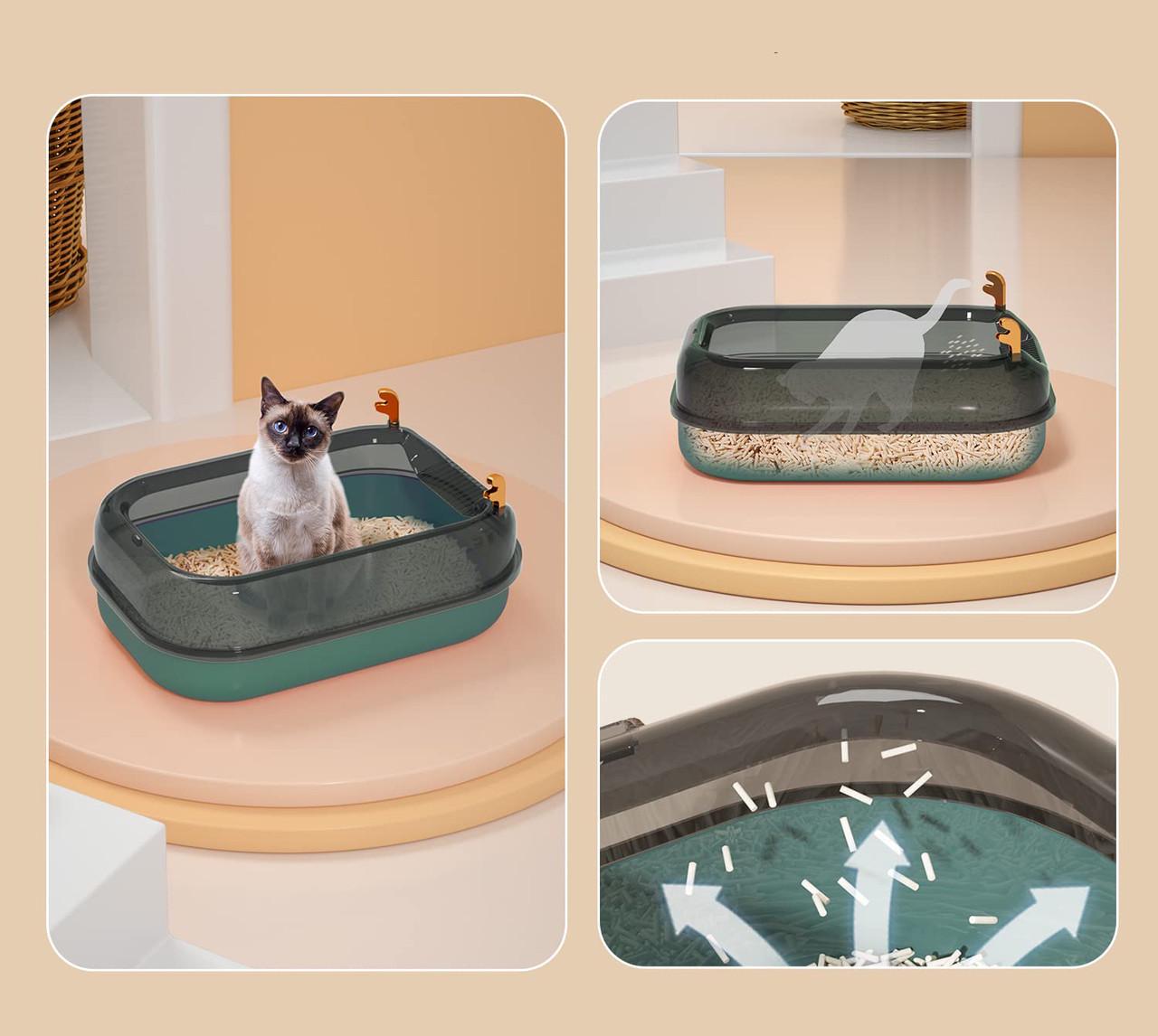 Туалет для кішок ELE PET з лопаткою 36x50x18 см Зелений (1736461262) - фото 6 Туалет для кішок ELE PET з лопаткою 36x50x18 см Зелений (1736461262) - фото 6