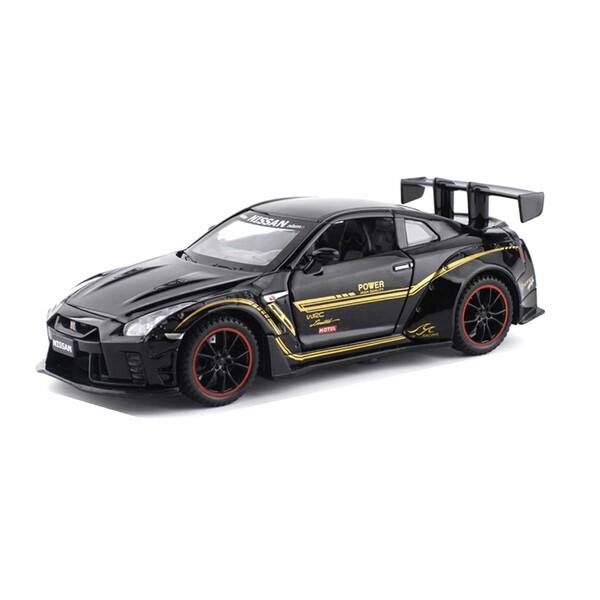 Игрушка машинка Nissan GTR R35 15 см Черный (59577) - фото 6