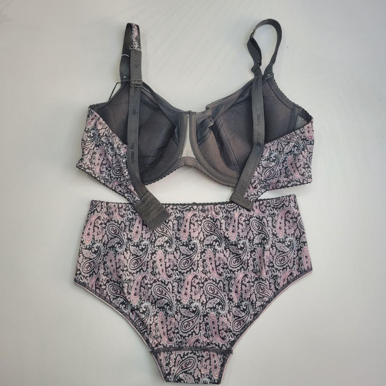 Комплект белья Lanny Mode 85G Серый/Розовый - фото 4 Комплект белья Lanny Mode 85G Серый/Розовый - фото 4