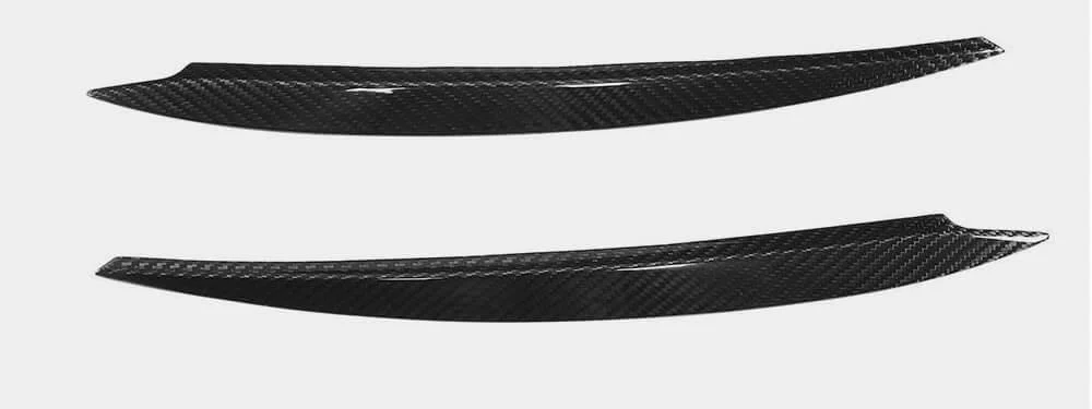 Ресницы на фары DDCarbon для Volkswagen Golf 7/E-Golf 2012-2020 гг. натуральный карбон (148399)