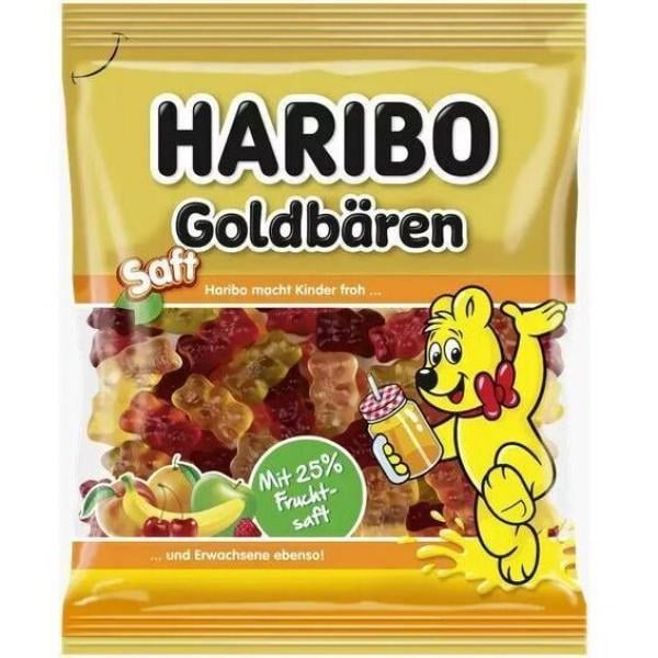 Цукерки желейні Haribo Goldbaren Saft Соковиті золоті ведмедики 160 г