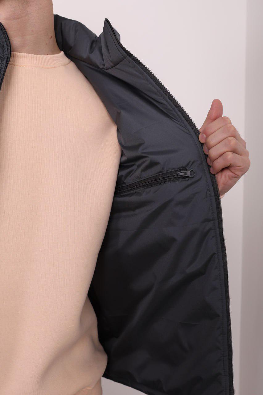 Жилет утеплений Ray BASIC U0601 UNISEX 3XL Сірий - фото 4