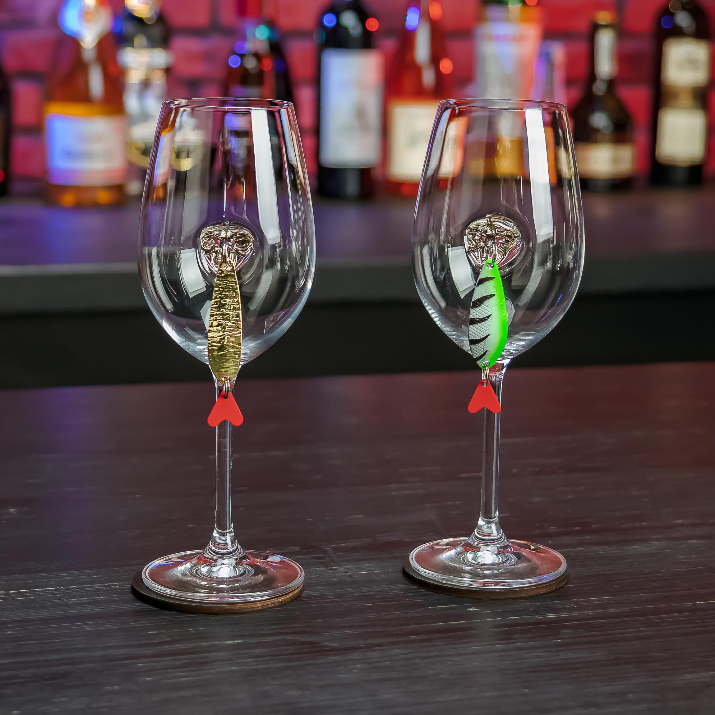 Бокал для вина VSKLO с блесной 350 мл (19483190) - фото 11 Бокал для вина VSKLO с блесной 350 мл (19483190) - фото 11