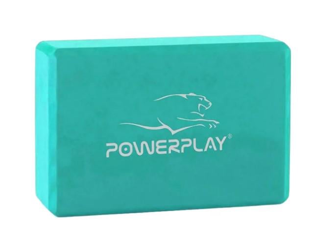 Блок для йоги PowerPlay 4006 Yoga Brick Мятный (PP_4006_Mint_Yoga_Brick)