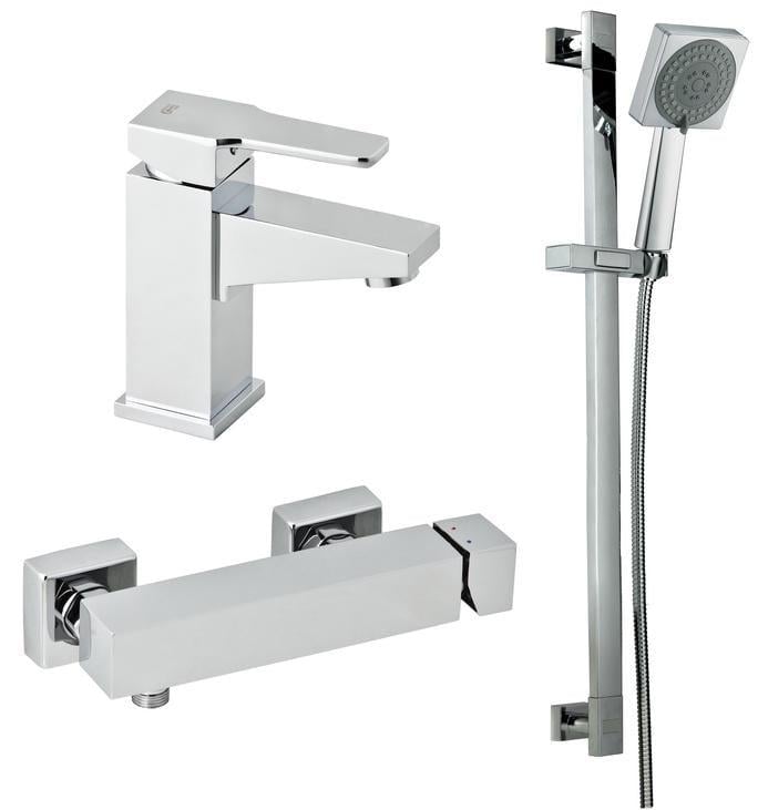 Набір змішувачів для душу GENEBRE Kenjo зі штангою (04KED17) зі штангою (19879)