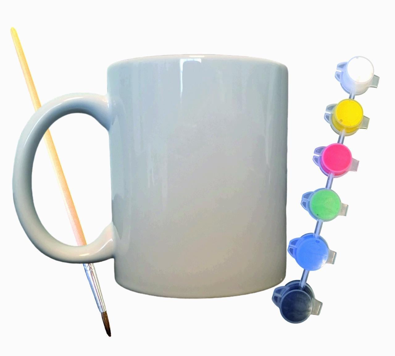 Набор для творчества кружка раскраска 330 мл Белый (КР0052)