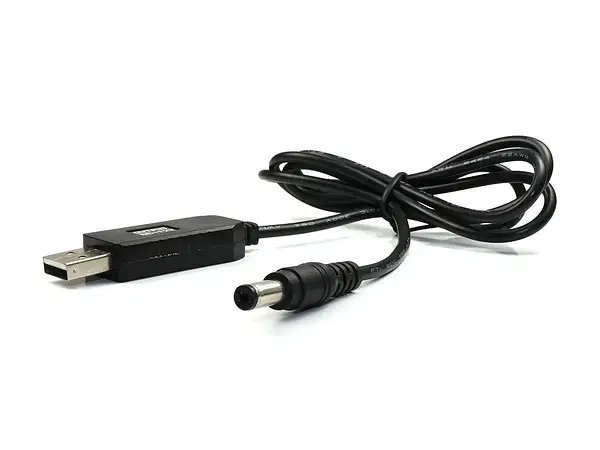 Кабель USB для роутера з перетворювачем напруги з 5В на 12В 0,5А DC-DC Кабель USB для роутера з перетворювачем напруги з 5В на 12В 0,5А DC-DC