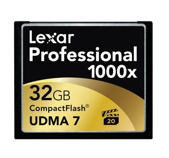 Карта памяти Lexar 1000X Compact Flash 32 GB (23442587)