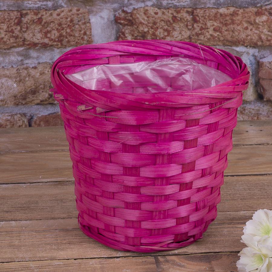 Кашпо с бамбука большое (3464-3)