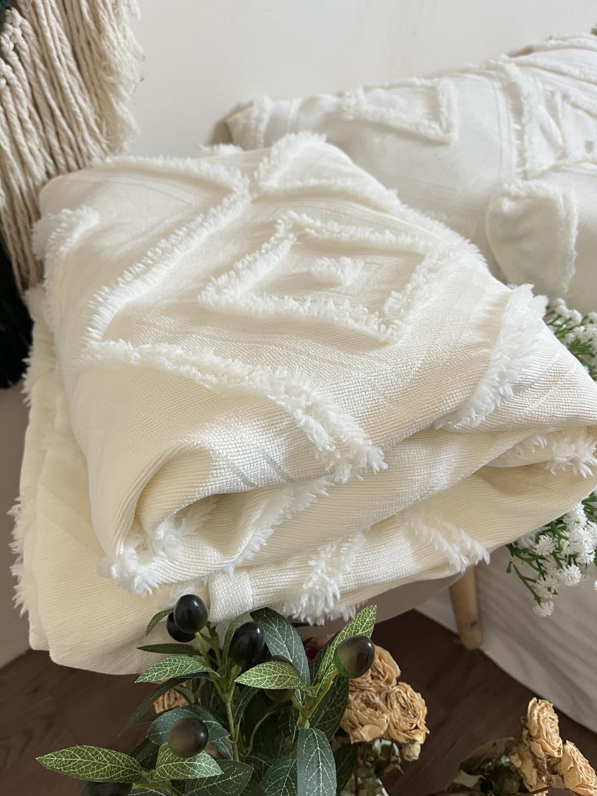 Покрывало ZEINTEX SCANDI 210х230 см Молочный (25248892) - фото 4 Покрывало ZEINTEX SCANDI 210х230 см Молочный (25248892) - фото 4