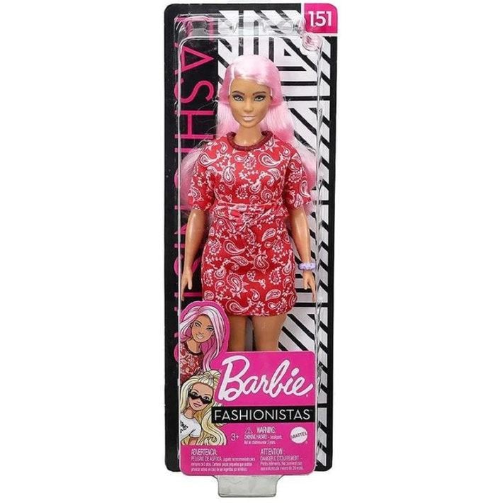 Кукла модница в красном платье Barbie (GHW65)
