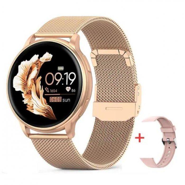 Смарт-годинник UWatch Smart Melisia Gold з 2 ремінцями з сенсорним дисплеєм Золотистий (95-96-1309) - фото 2