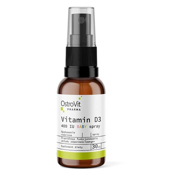 Витамины OstroVit Pharma Vitamin D3 400 IU BABY spray 30 мл