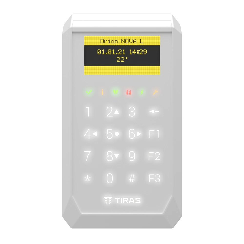 Клавиатура TIRAS K-PAD OLED сенсорная White (99-00009501)