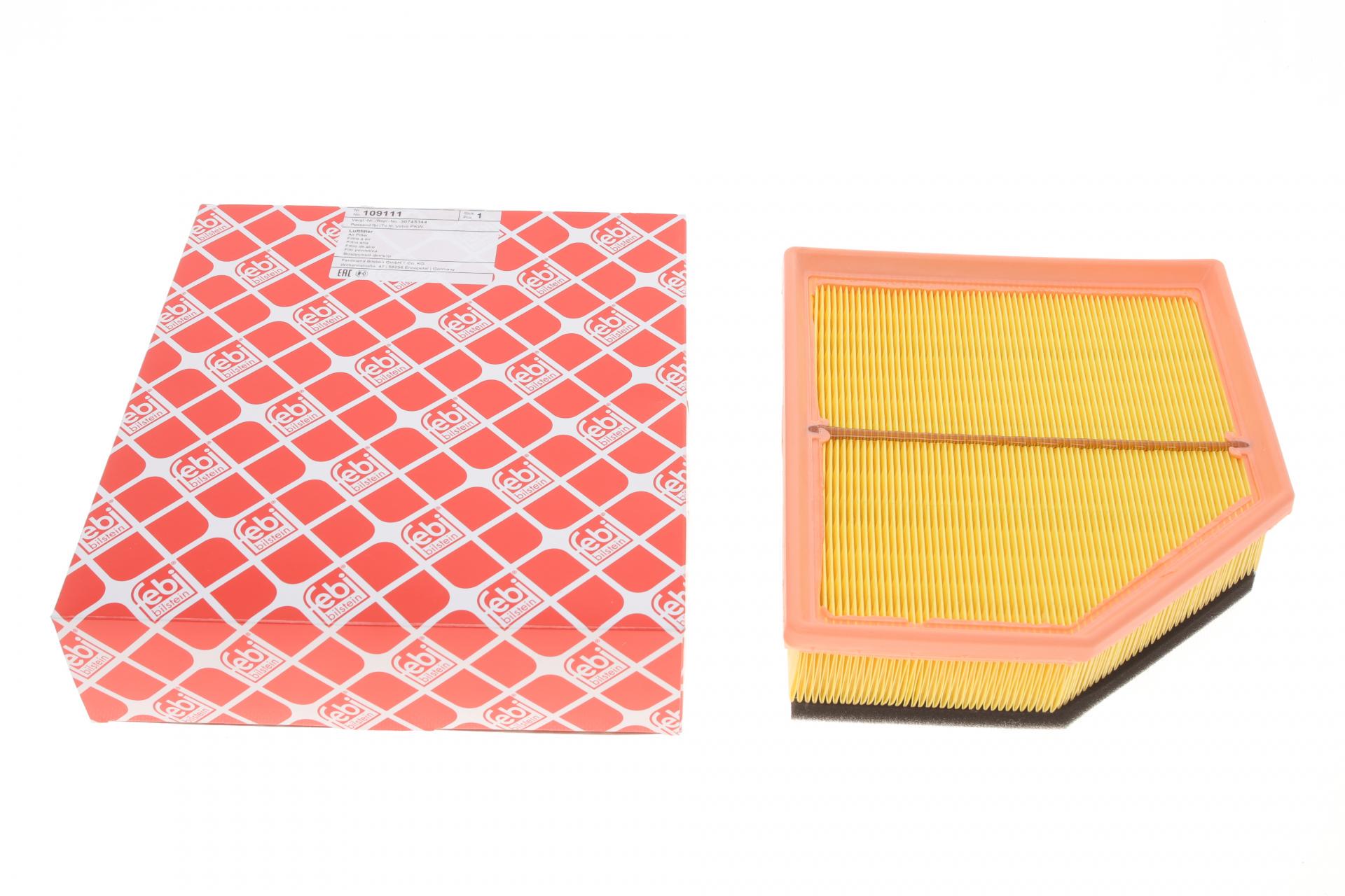 Фильтр воздушный FEBI BILSTEIN для Volvo S60 10-18/S80 /V70 /CX70 3,0-3,2 06- (109111)