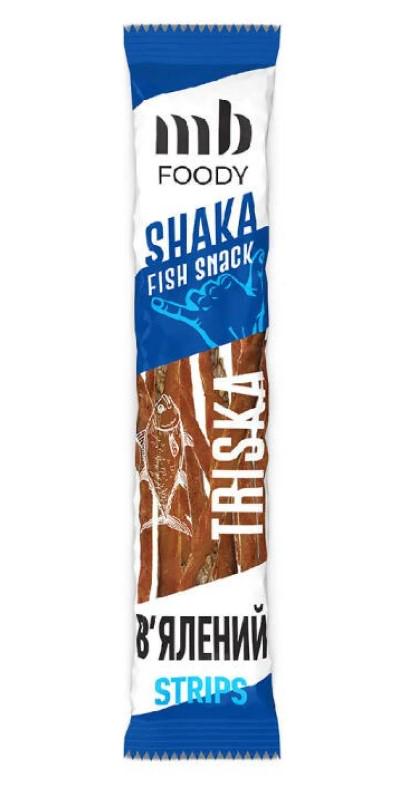 Стрипси із тріски в'ялені FOODY MB FISH Shaka snack TRISKA 35 г (00-00000889)