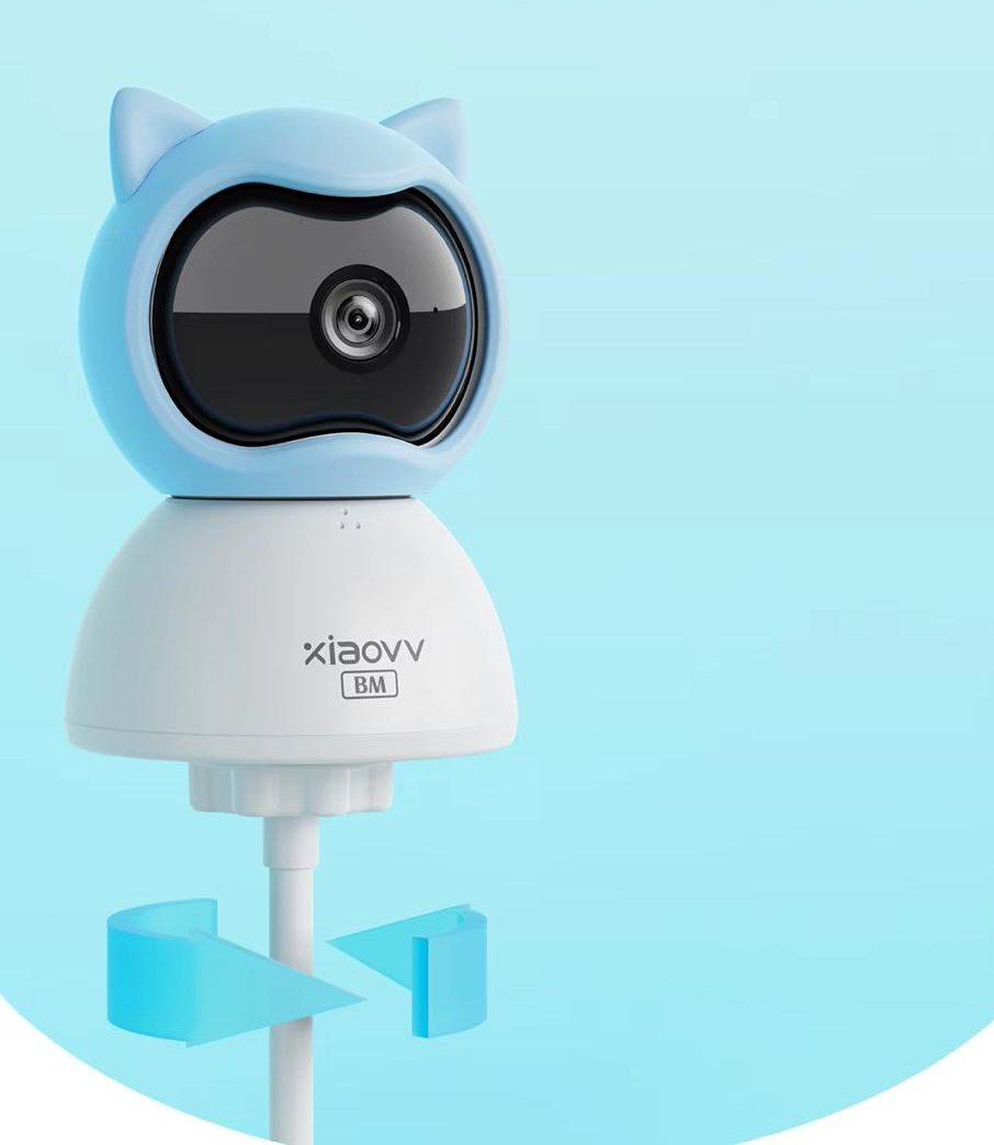 Відеоняня Xiaovv Q2BM на прищепці Блакитний (28780644) - фото 5 Відеоняня Xiaovv Q2BM на прищепці Блакитний (28780644) - фото 5