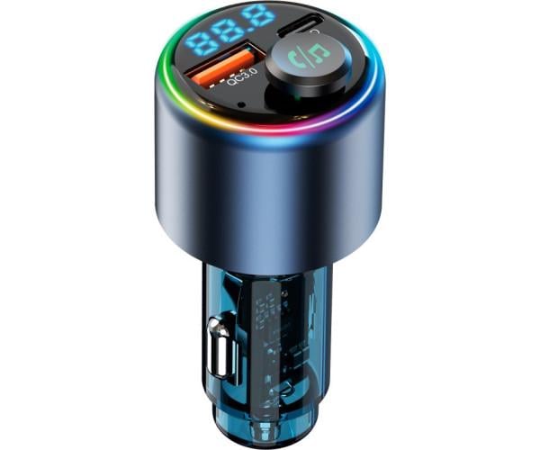 Зарядное устройство для автомобильного FM-модулятора Gelius Play GP-FMT050s PD30W/QC30 Blue