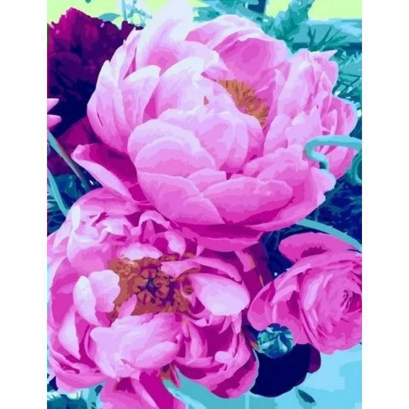 Картина по номерам Brushme "Волшебный аромат пионов" 40х50 см (BK-GX31448)