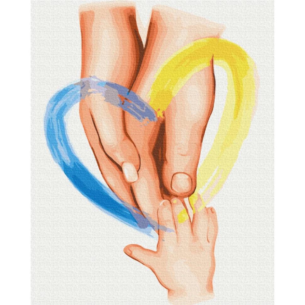 Картина за номерами Brushme BS53078 Сімейне тепло Svetlana Drab 40х50 см