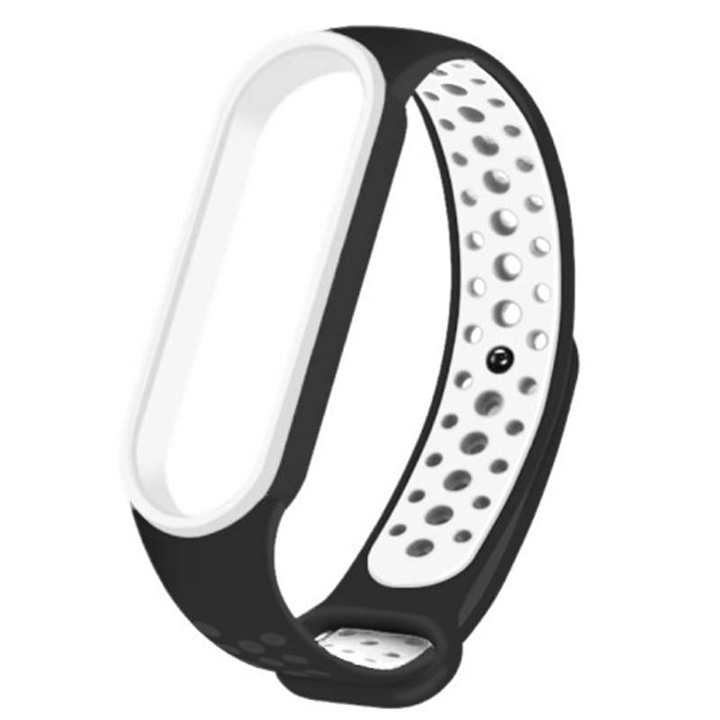 Ремешок для фитнес браслета Mi Band 5/6 Sport Band Nike Black/White (29caa1-3071)