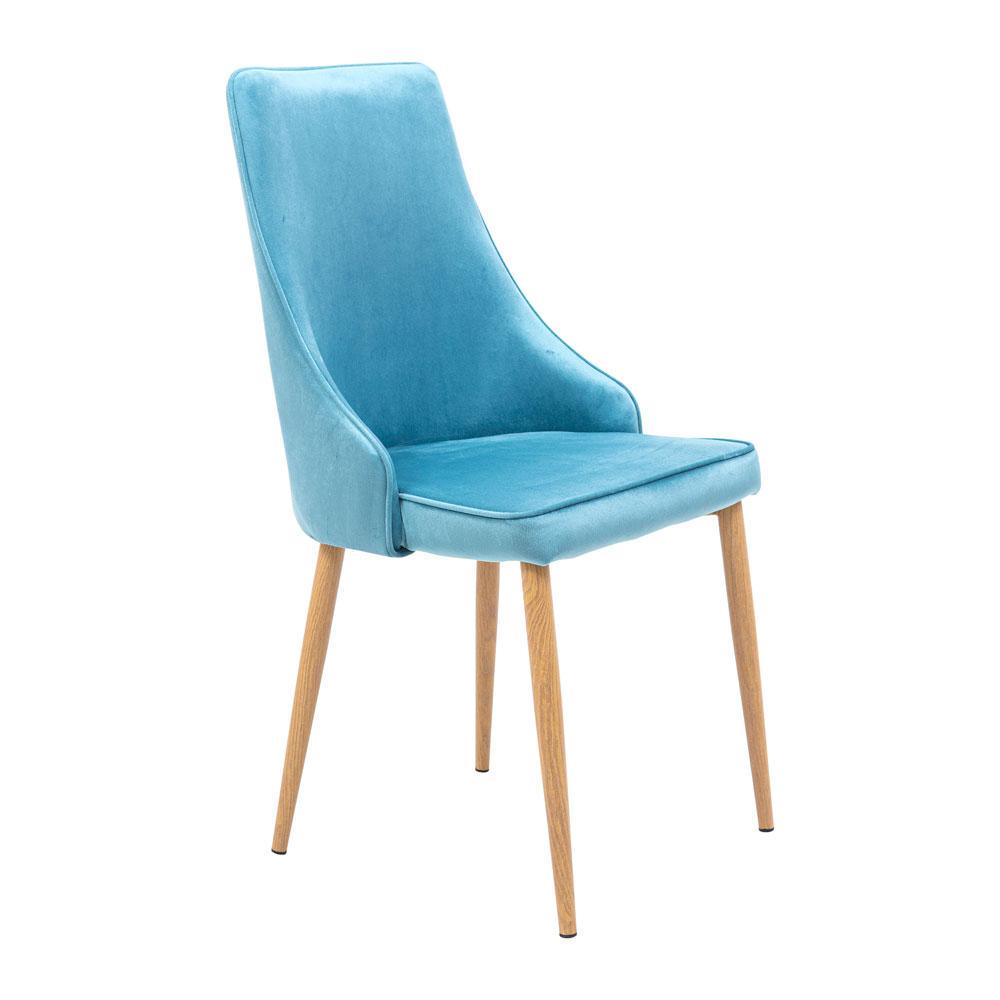 Стул FSolutions Brunch ножки имитация дерева Синий