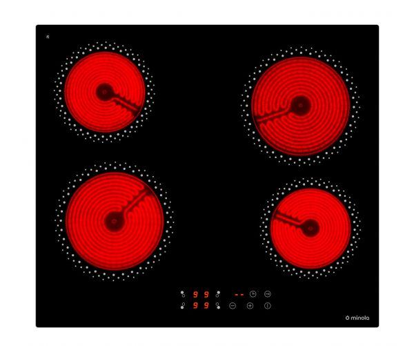 Варильна поверхня електрична Minola MVH 6030 KBL (1365689) - фото 2