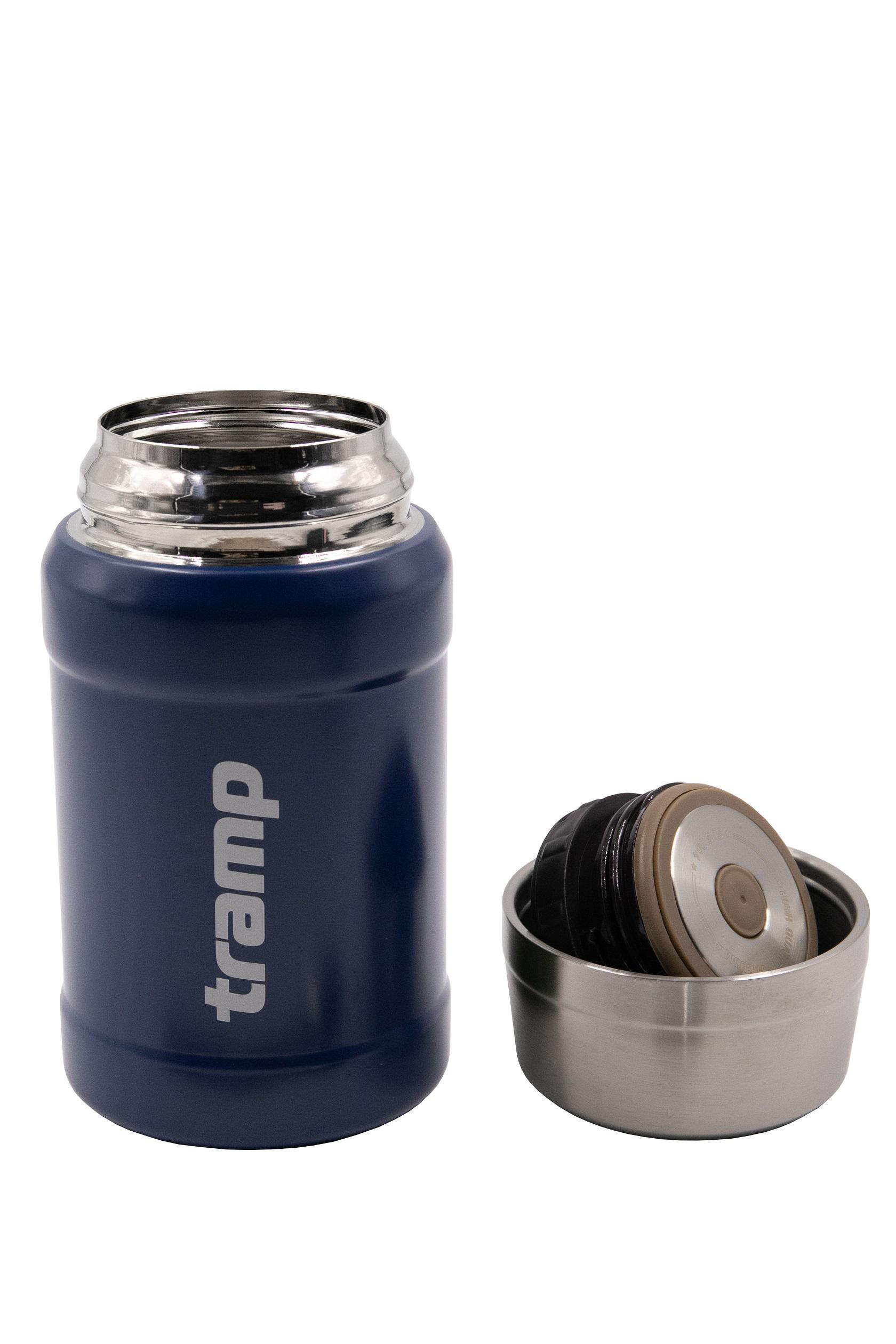 Термос Tramp харчовий 0,8 л у чохлі Темно-синій (TRC-132-blue) - фото 5