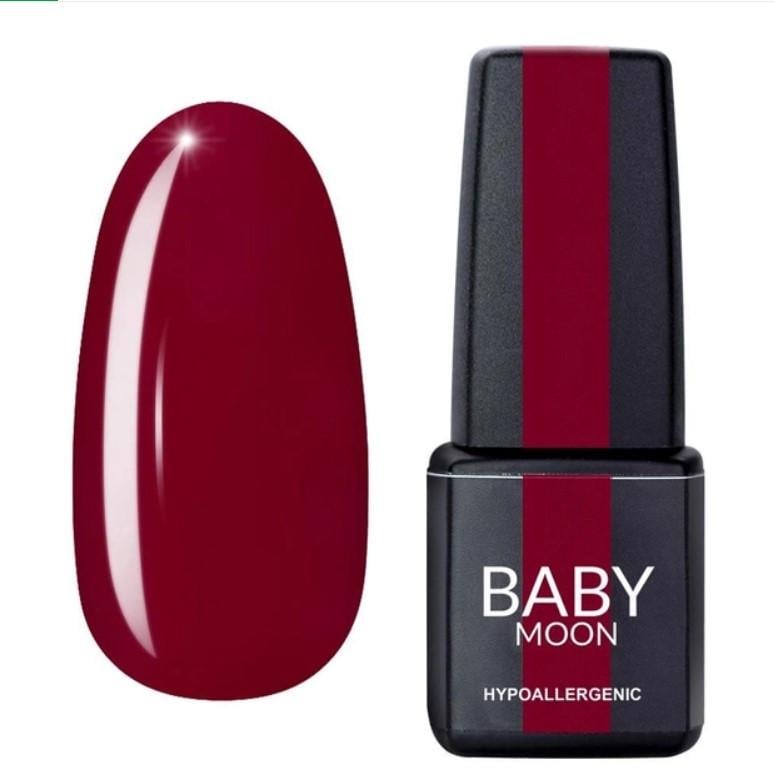 Гель-лак BABY MOON Red Chic Gel polish 6 мл №03 Кріплене вино - фото 1