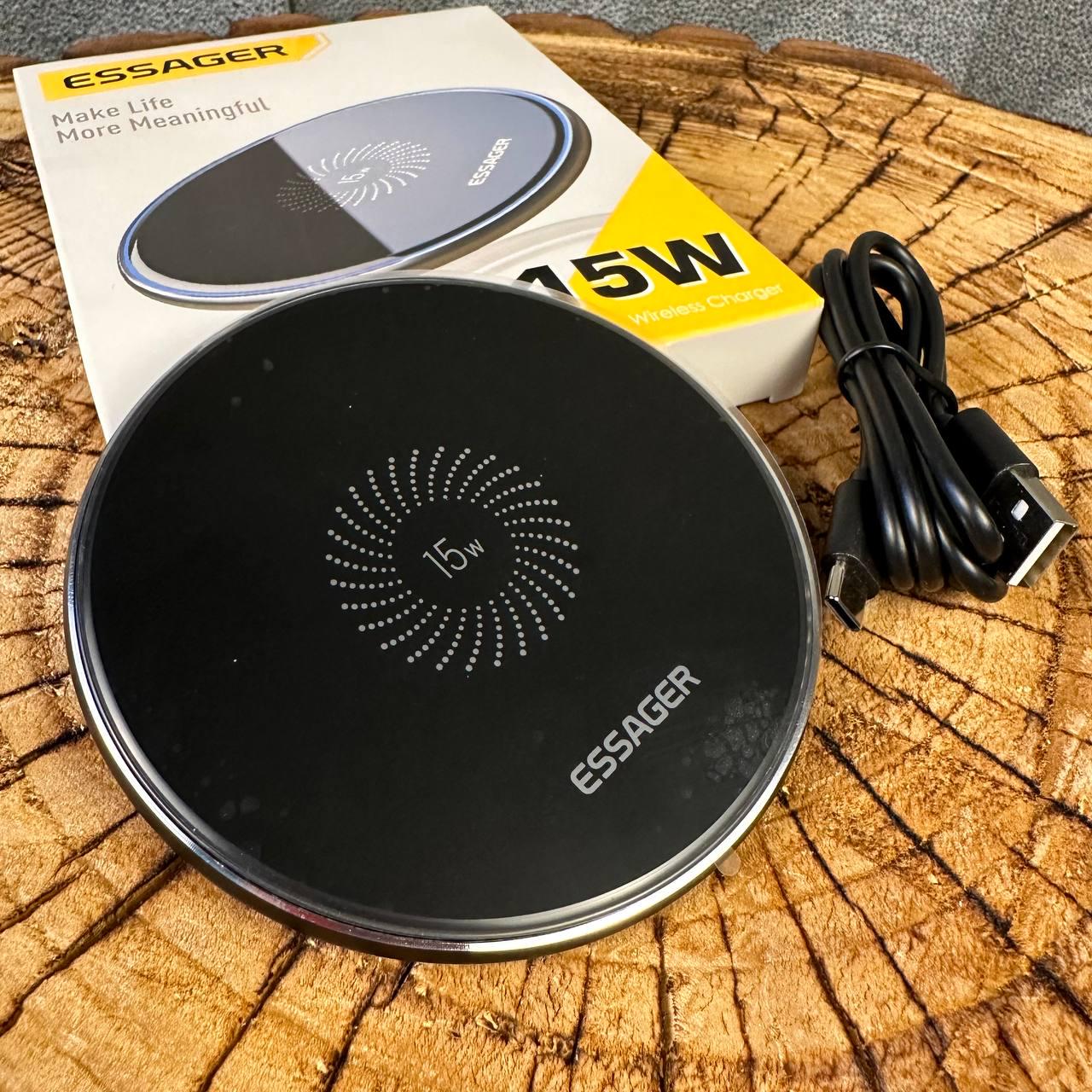 Зарядка для телефона беспроводная Essager 15 Вт с подключением USB type C - фото 4 Зарядка для телефона беспроводная Essager 15 Вт с подключением USB type C - фото 4