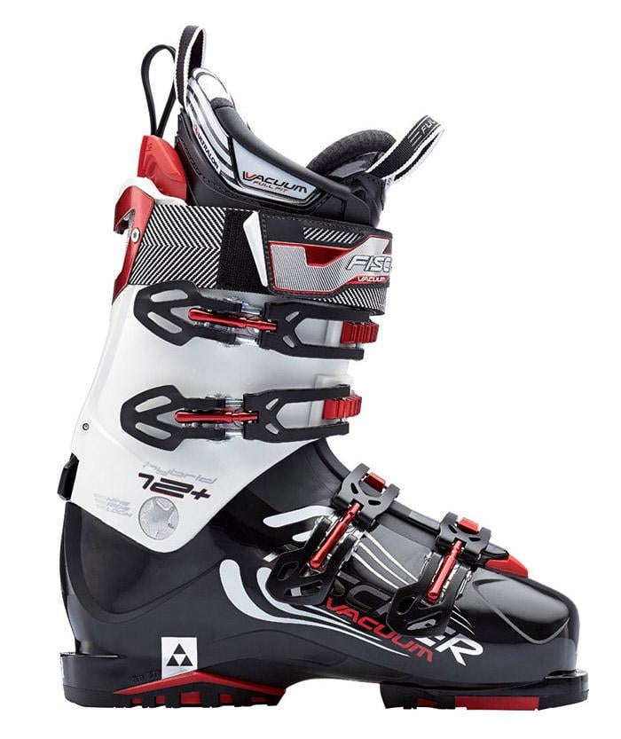 Ботинки горнолыжные Fischer Hybrid 12+ Vacuum 120 40 26,5 см Black/White (U13013-26.5)