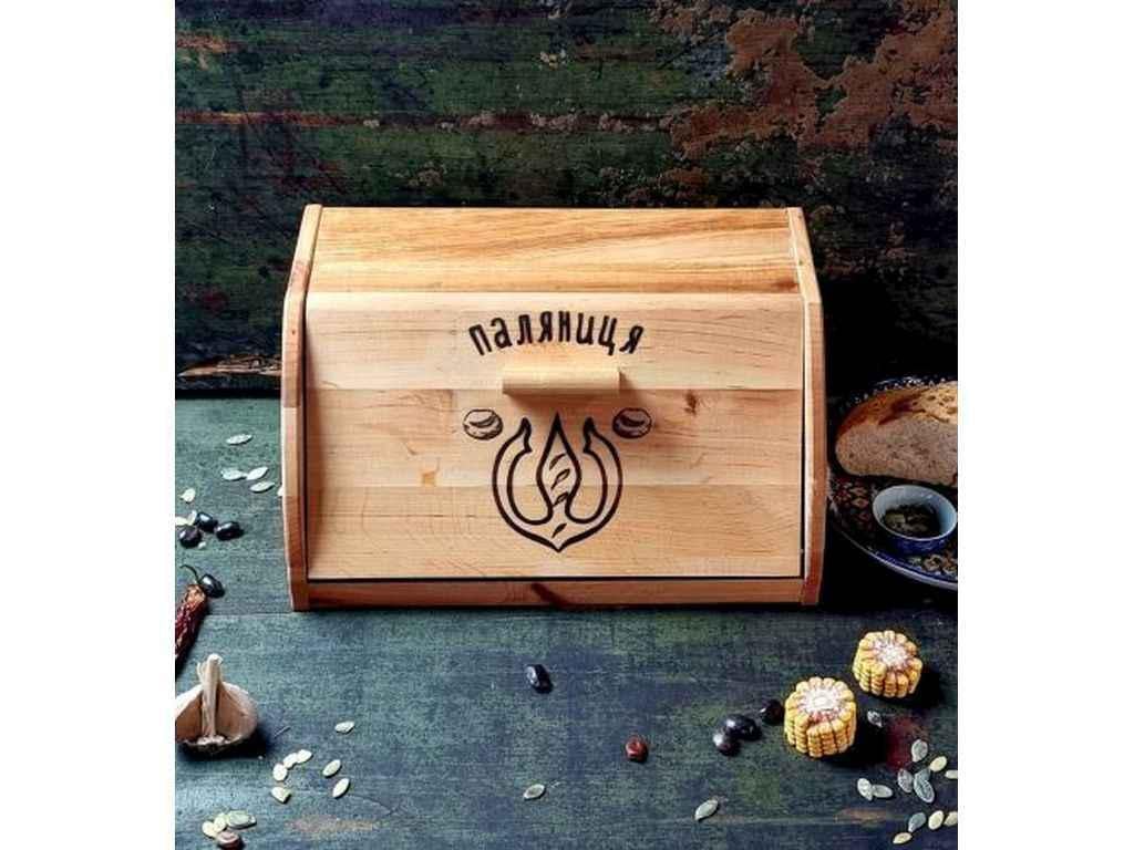 Хлебница-доска для нарезки хлеба Maysternya 8920P Паляница 37х24х19 см (1029275) - фото 1